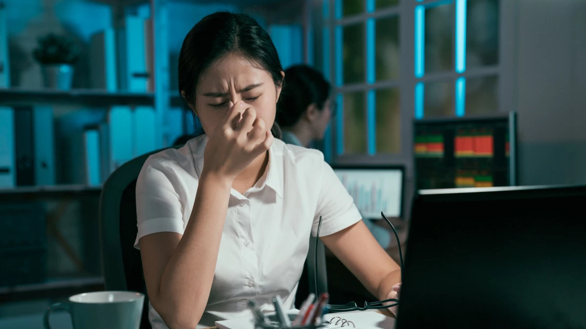 Áp lực công việc ngành tài chính làm cho não bộ căng thẳng, mệ mỏi